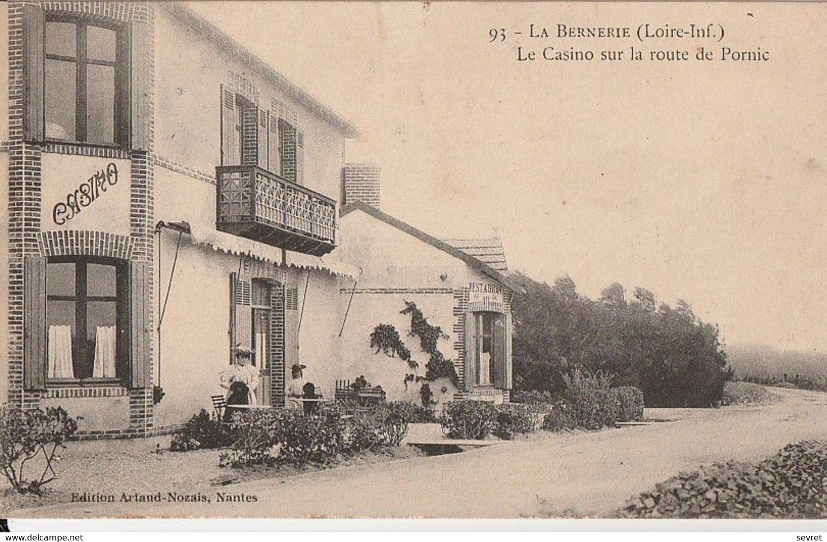 LA BERNERIE. - Le Casino Sur La Route De Pornic - La Bernerie-en-Retz