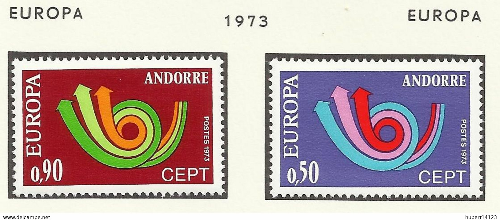 ANDORRE EUROPA 1973 N° 226 227 NEUFS * Avec Charnière MH - Other & Unclassified