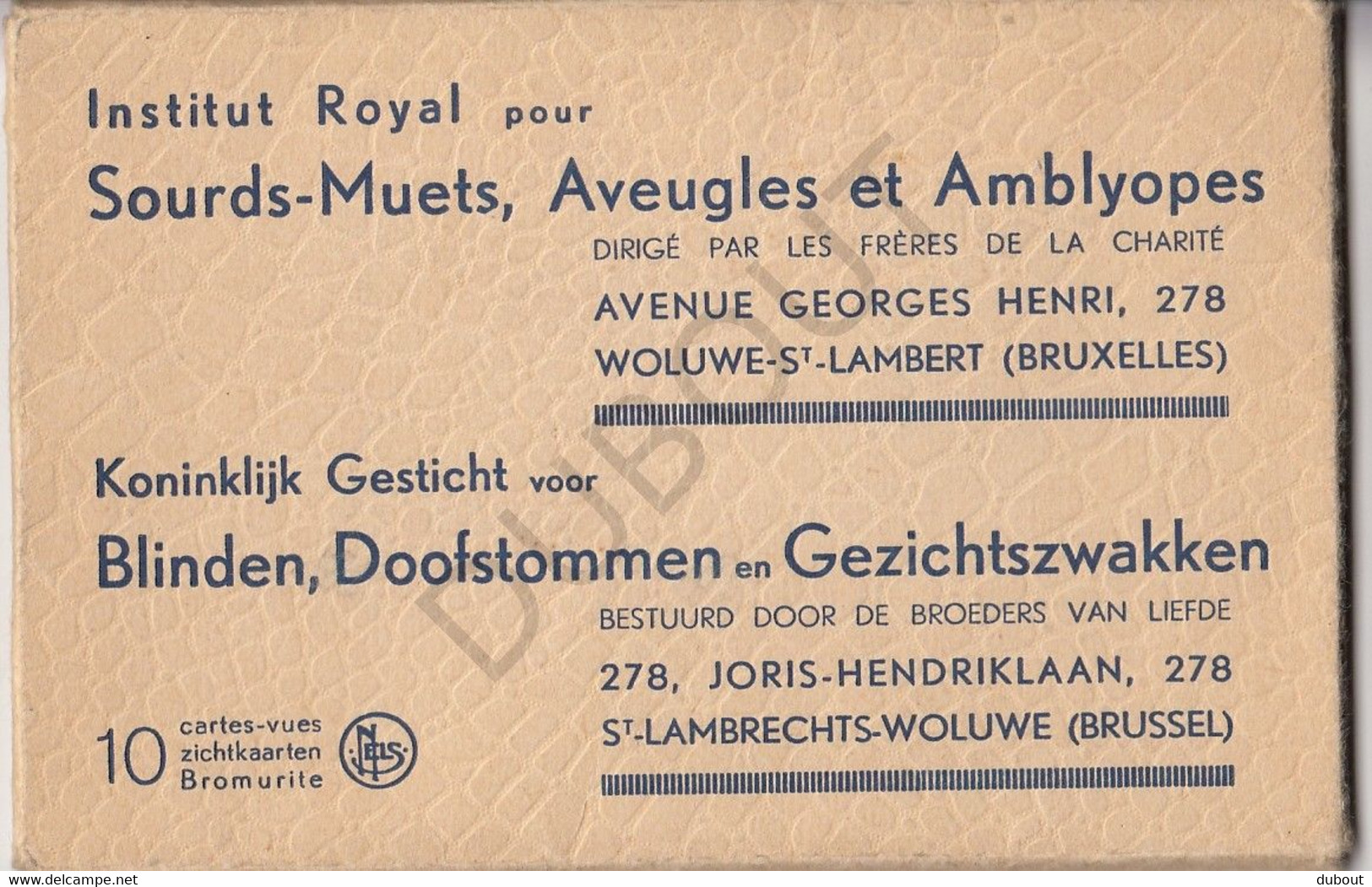 Postkaart/Carte Postale Sint Lambrechts Woluwe - Koninklijk Gesticht Voor Blinden, Doofstommen En Gezichtszwakken (C264) - St-Pieters-Woluwe - Woluwe-St-Pierre