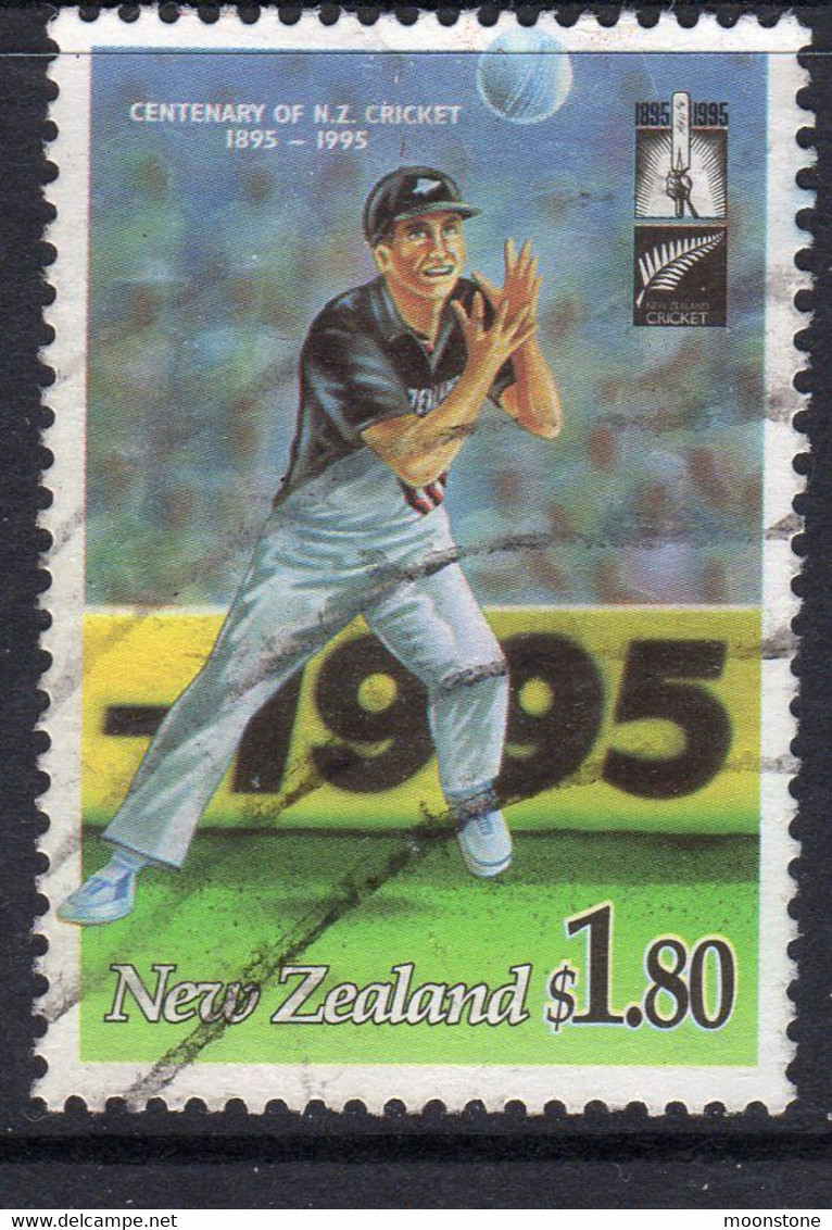 New Zealand 1994 Cricket $1.80 Value, Used, SG 1853 - Gebraucht