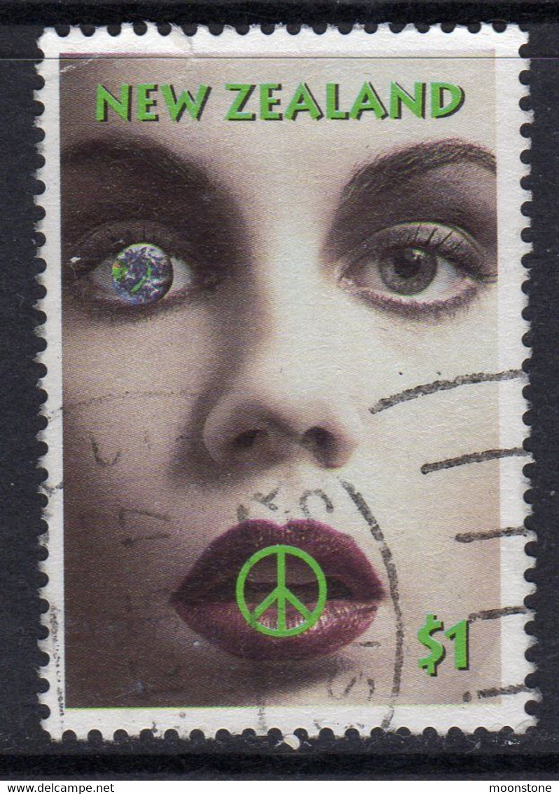 New Zealand 1995 Nuclear Disarmament $1.00 Value, Used, SG 1924 - Used Stamps