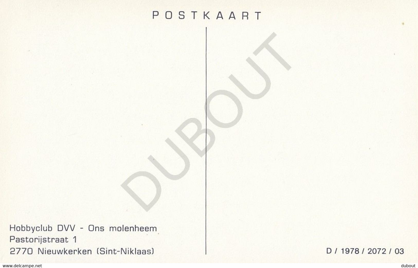 Postkaart/Carte Postale SCHILDE - Molen - Molen Daniels (C242) - Schilde