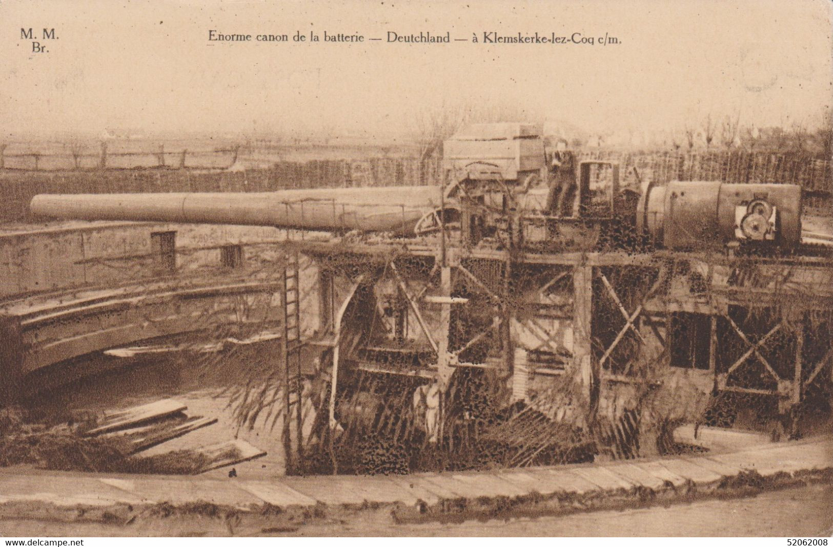 Le Coq-De Haan-Clemskerke-Canon De Batterie Allemand1918 - De Haan