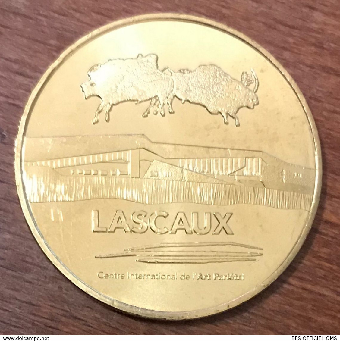 24 LASCAUX II BISONS ADOSSÉS MDP 2017 MEDAILLE SOUVENIR MONNAIE DE PARIS JETON TOURISTIQUE MEDALS COINS TOKENS - 2017