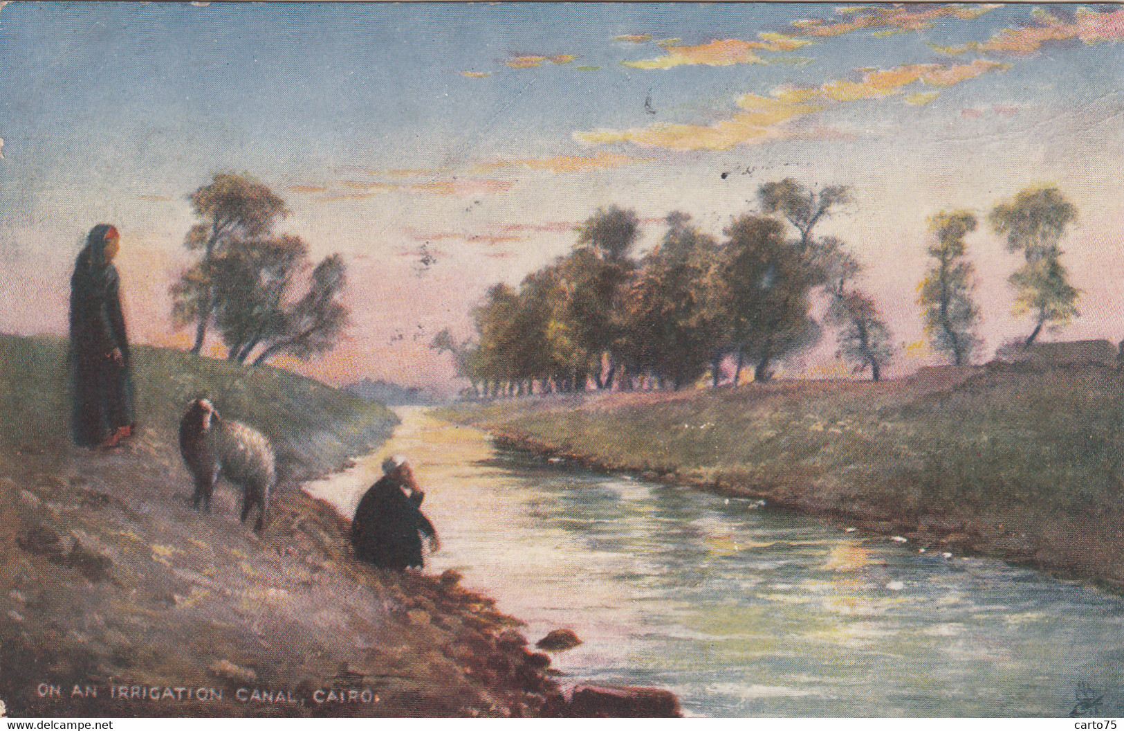 Illustrateurs - Tuck Raphael - Cairo Egypte - Le Caire - Irrigation Canal - 1908 - Tuck, Raphael