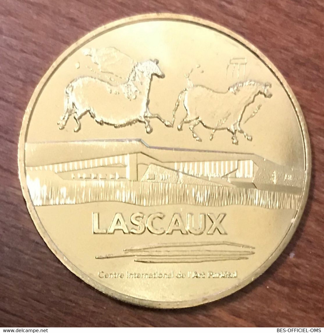 24 LASCAUX II BISONS ADOSSÉS MDP 2018 MEDAILLE SOUVENIR MONNAIE DE PARIS JETON TOURISTIQUE MEDALS COINS TOKENS - 2018