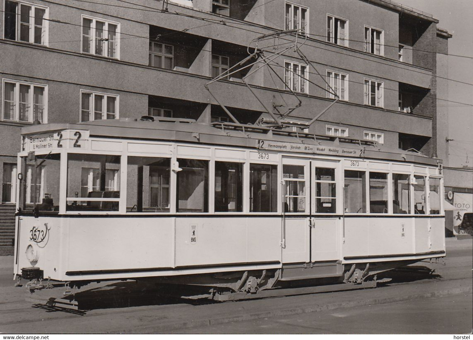 D-12359 Berlin - Britz - Gradestraße - BVG - Straßenbahn - Linie 2 - Typ TM 31U 1931/32 - Neukoelln