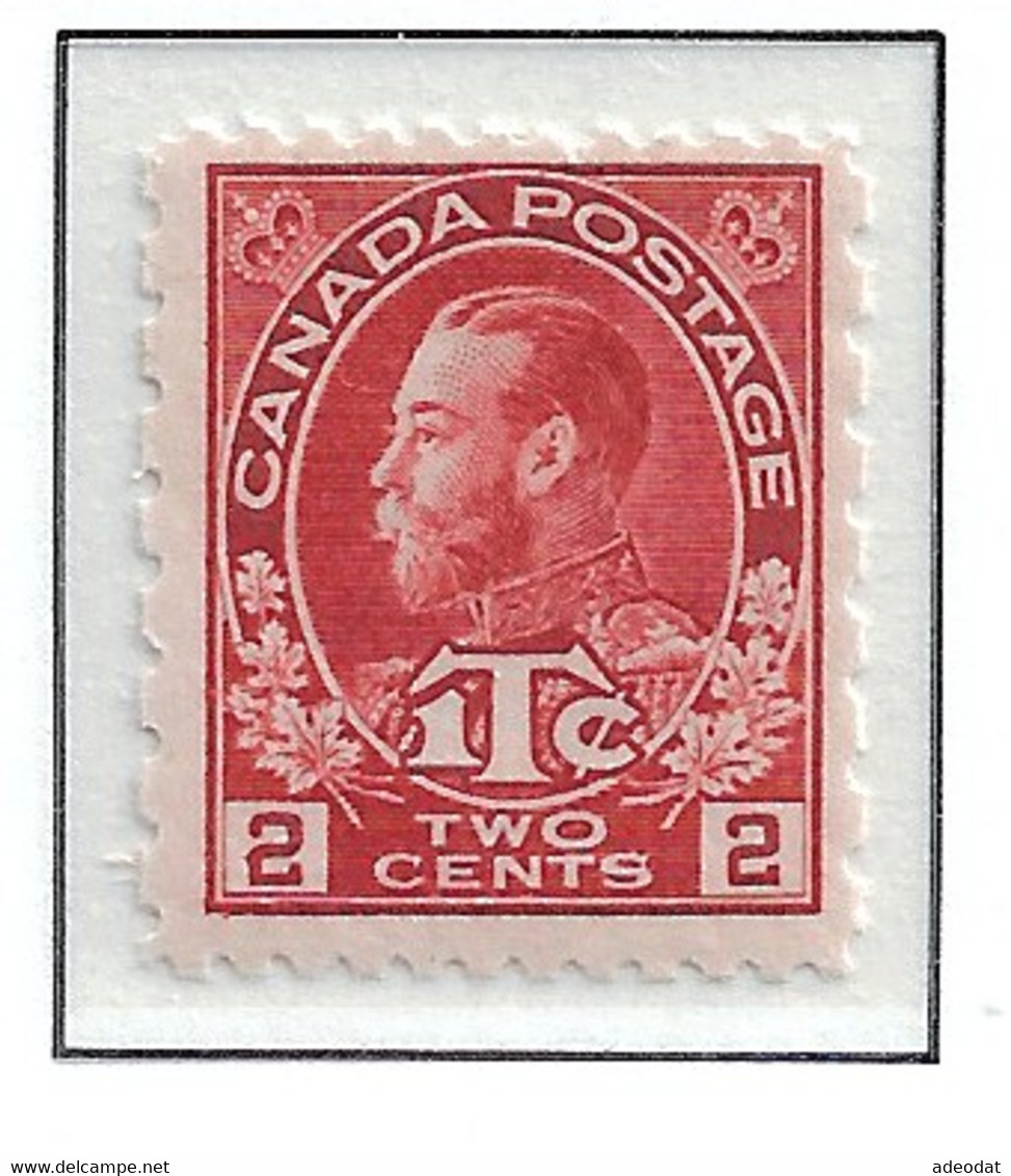 CANADA 1916 WAR TAX SCOTT MR5 MNH - Tassa Di Guerra