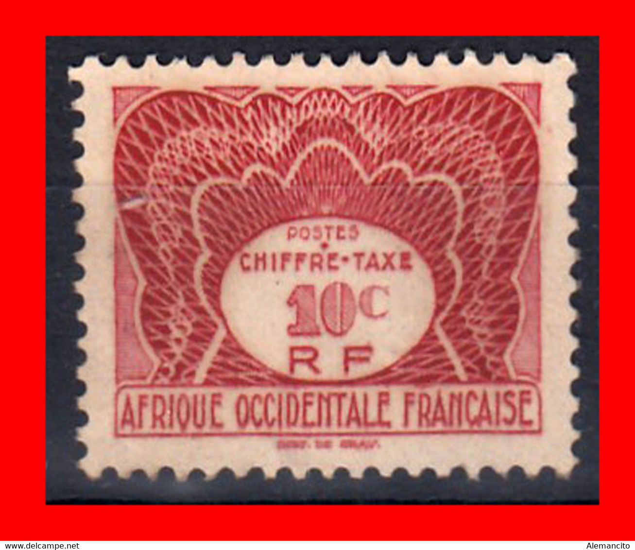 AFRICA ECUATORIAL  ( FRANCIA COLONIAS ) AÑO 1947 MOTOVOS LOCALAS - Timbres De Service