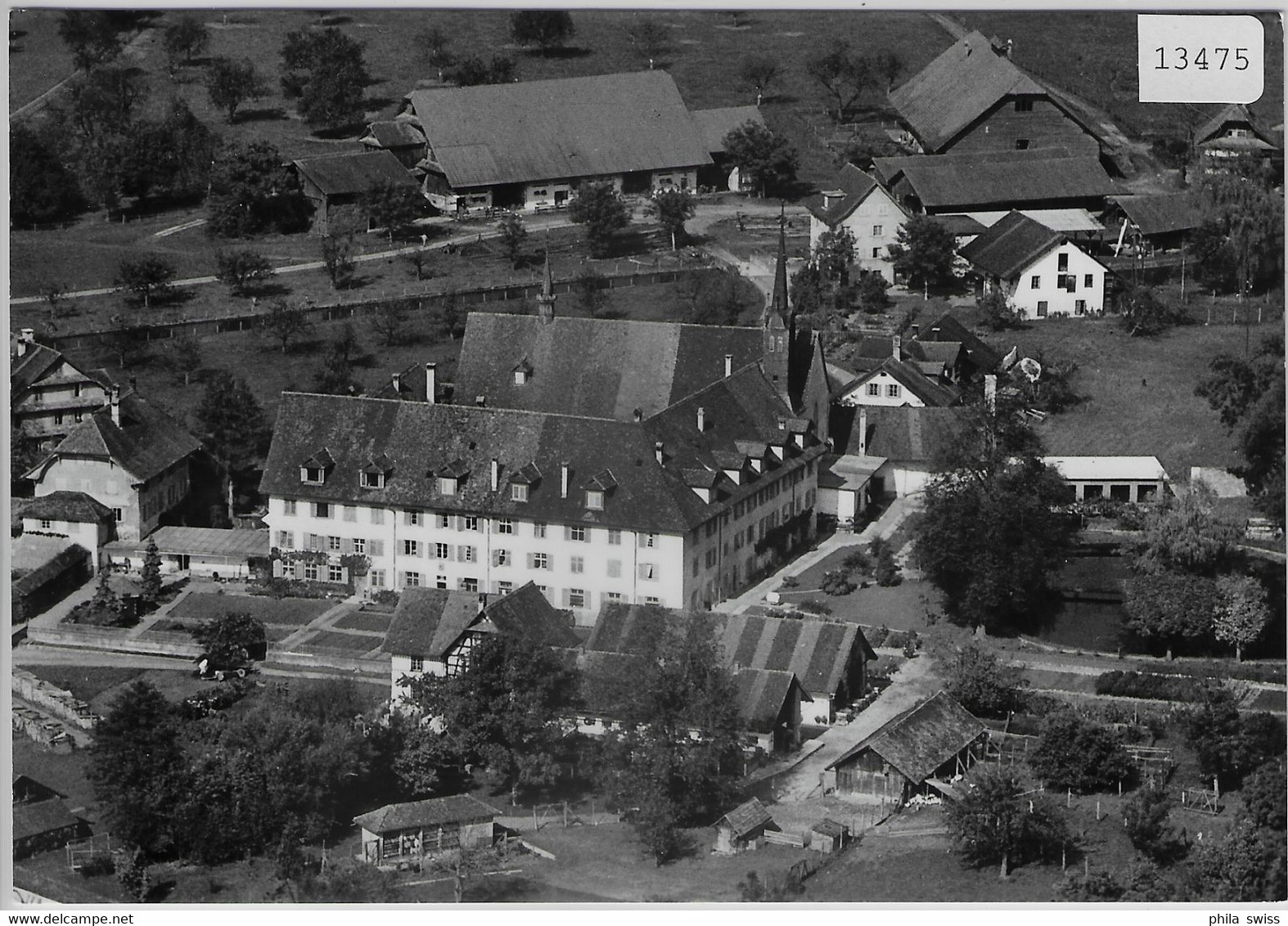 Flugaufnahme Gotteshaus Frauenthal - Cham ZG - Cham