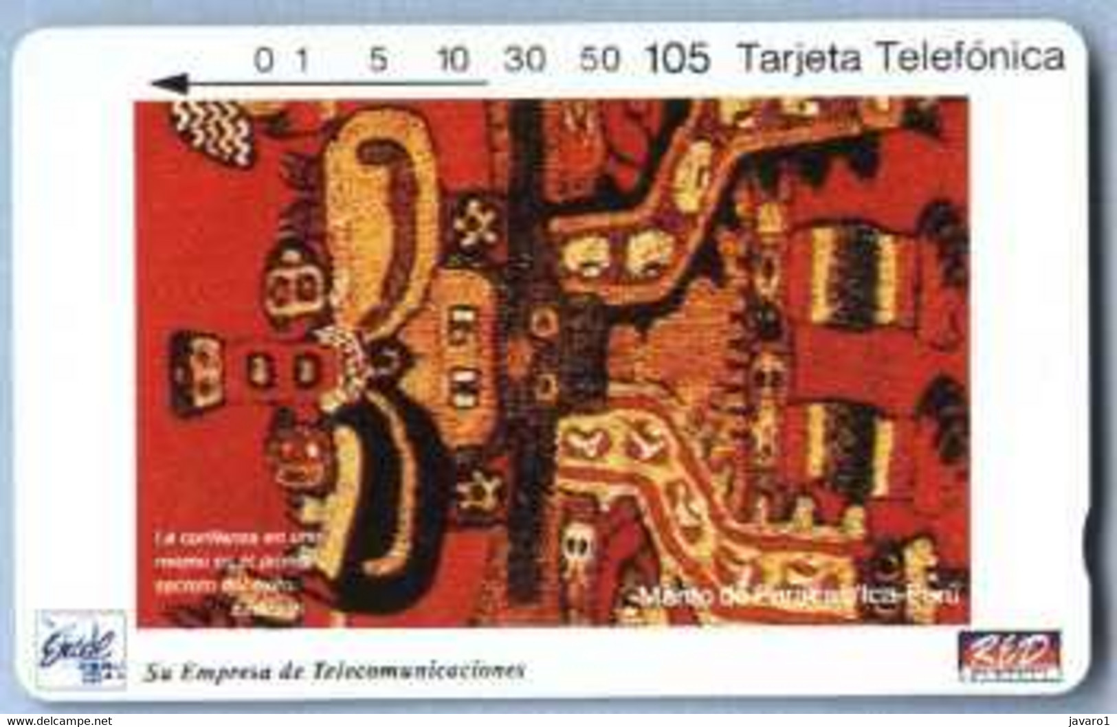 PERU : T14 105 ENE.94/001 Manto De Paraca USED - Perù