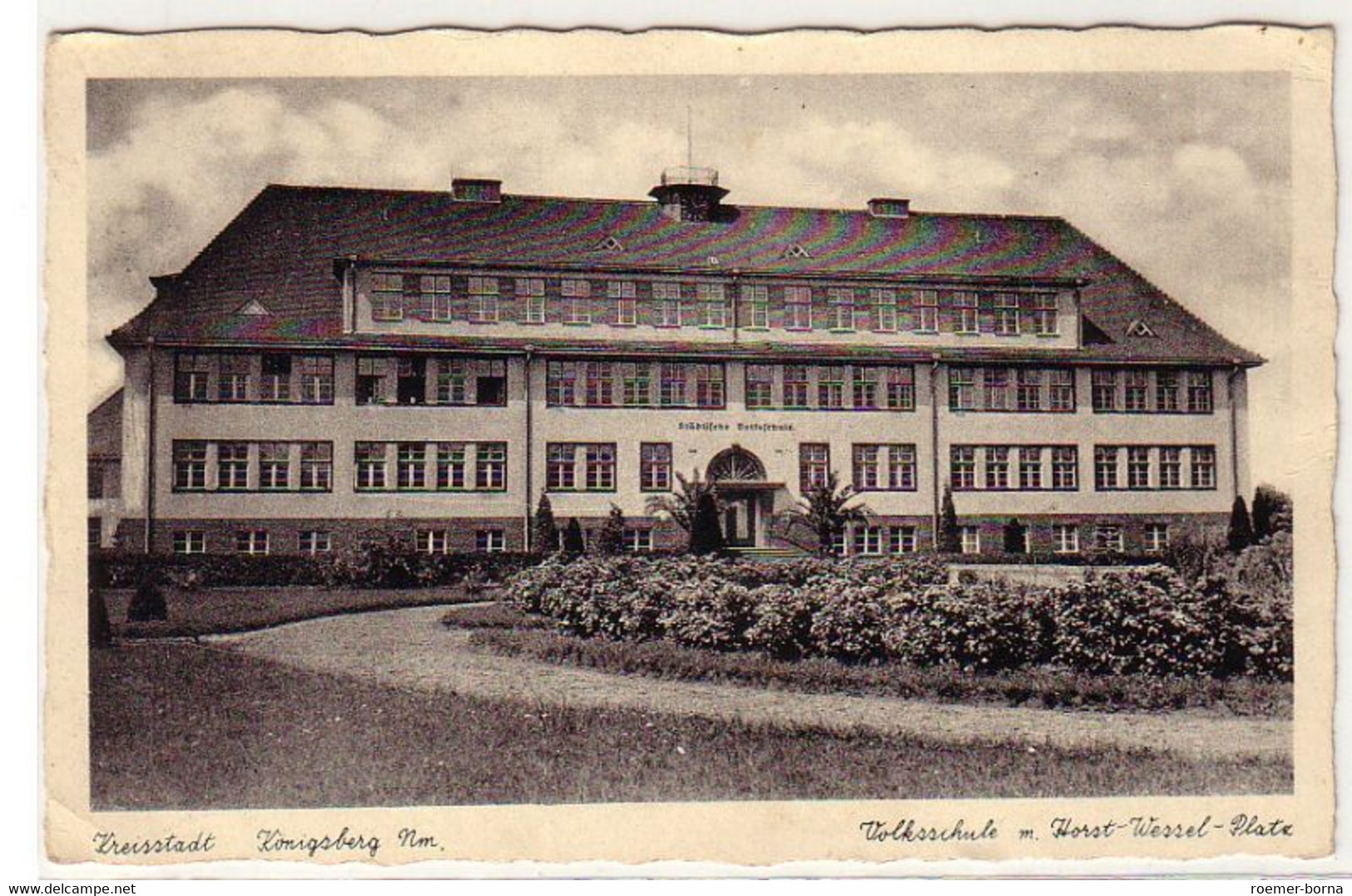 60034 Ak Kreisstadt Königsberg Neumark Volksschule Um 1940 - Unclassified