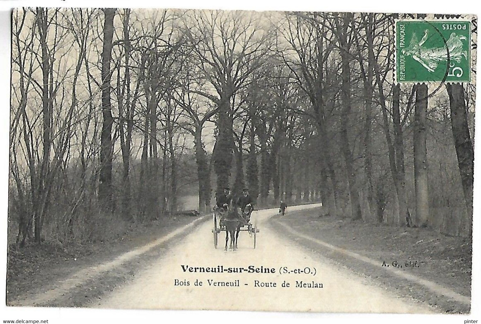 VERNEUIL SUR SEINE - Bois De Verneuil - Route De Meulan - Verneuil Sur Seine