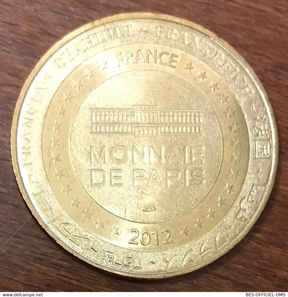 24 GROTTE DE ROUFFIGNAC N°5 MDP 2012 MEDAILLE SOUVENIR MONNAIE DE PARIS JETON TOURISTIQUE MEDALS COINS TOKENS - 2012