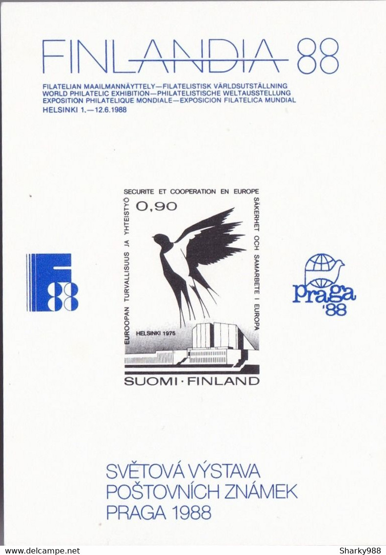 Czechoslovakia - Black Print, Praha ,year 1988 - Sonstige & Ohne Zuordnung