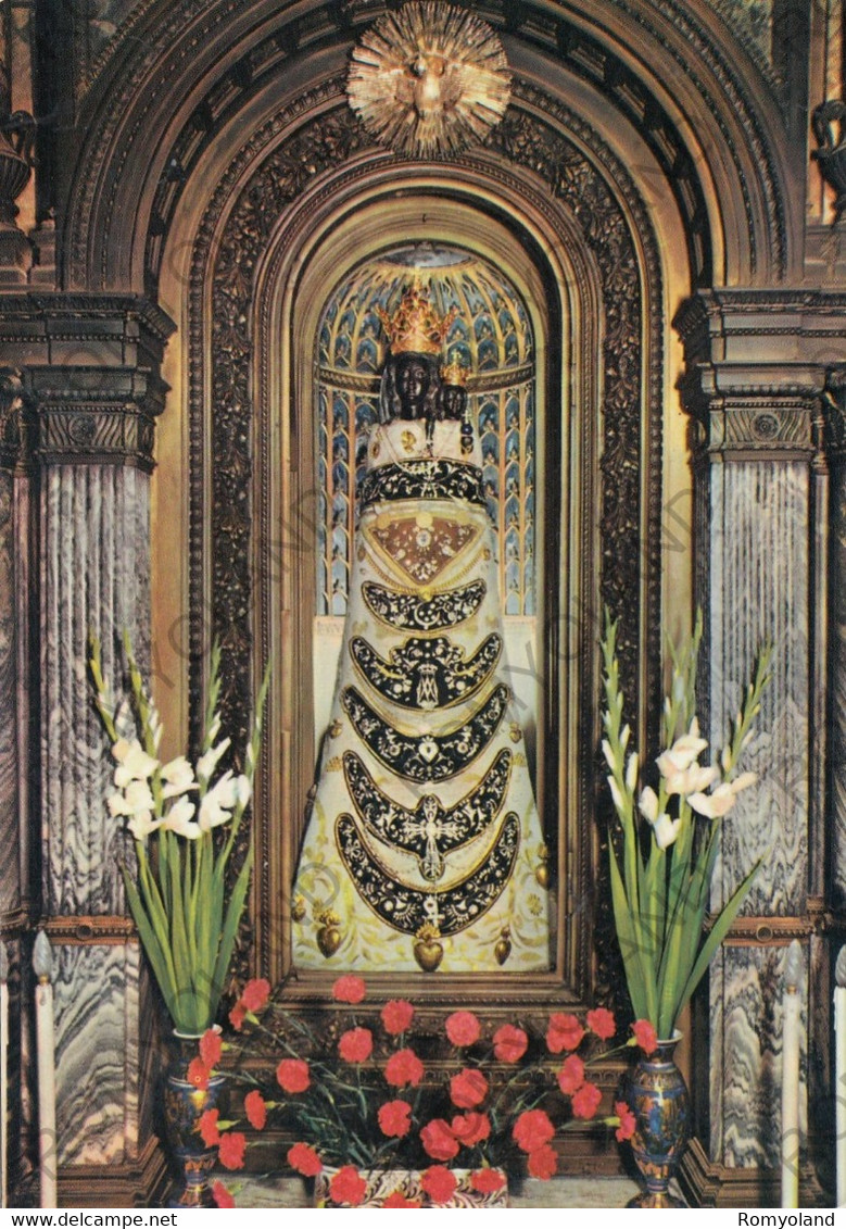 CARTOLINA  LORETO,ANCONA, MARCHE, VENERATA STATUA DELLA MADONNA DI LORETO,INCORONATADA GIOVANNI XXIII,  VIAGGIATA 1967 - Ancona