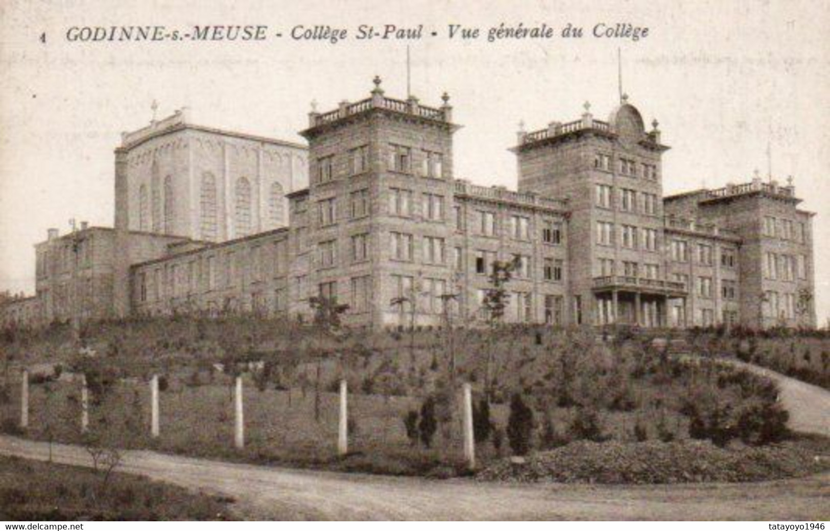 Godinne-sur-Meuse  Collège St Paul  Vue Générale Rare N'a Pas Circulé - Yvoir
