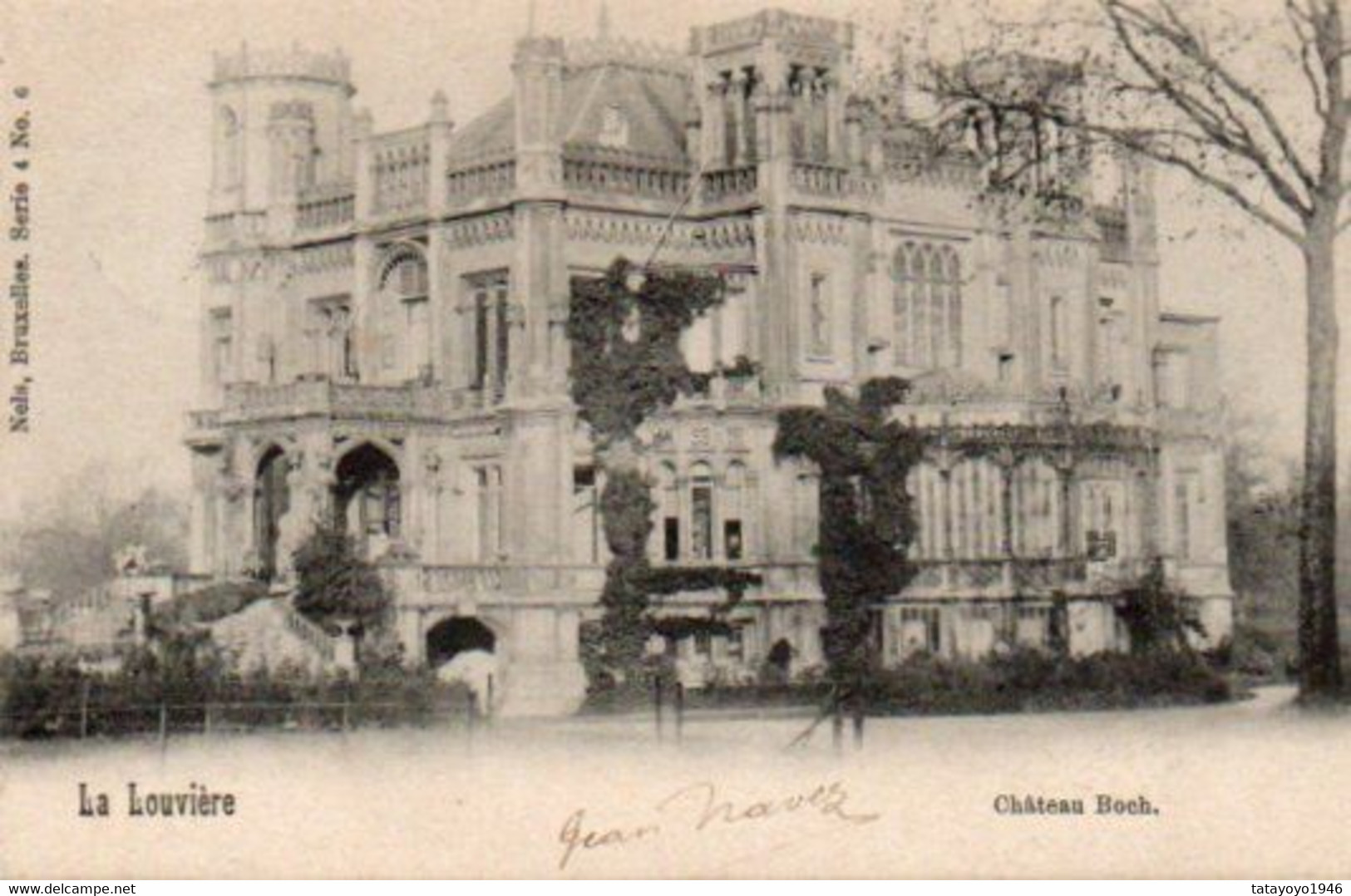 La Louvière Chateau Boch Circulé En 1902 - La Louvière