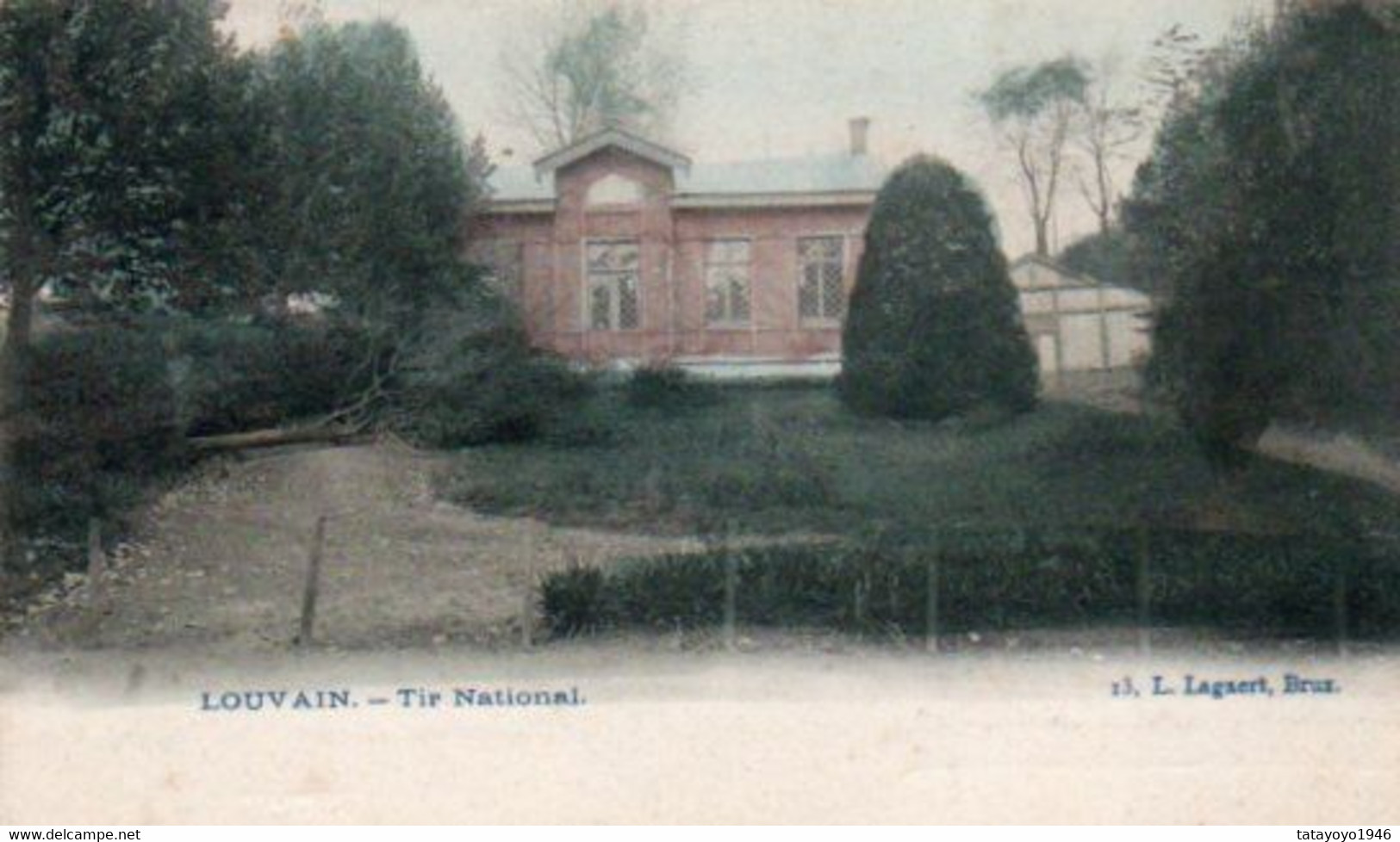 Louvain Tir National Carte Colorisée Circulé En 1904 - Leuven