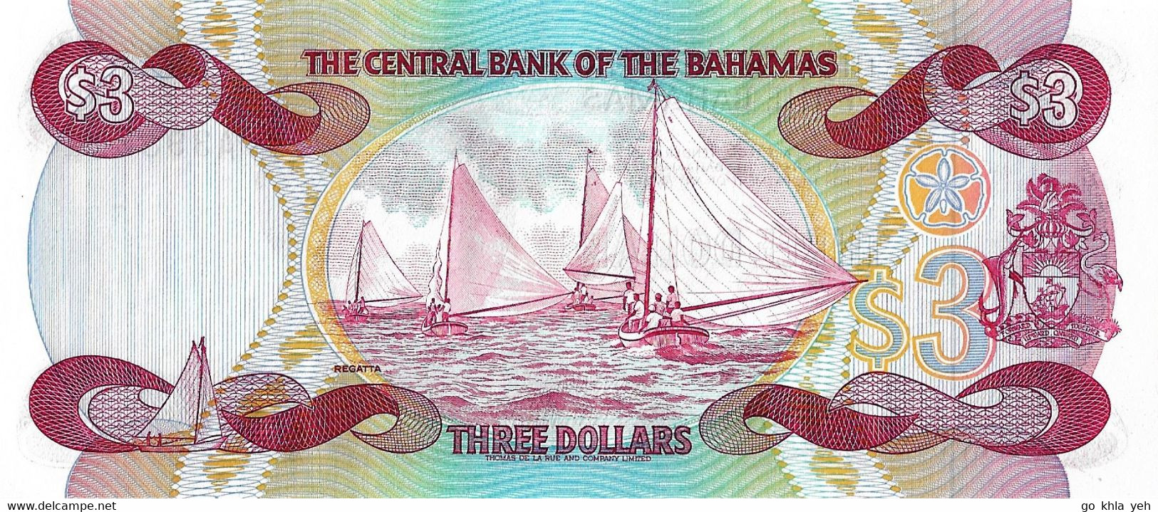 BAHAMAS 1984 3 Dollar - P.44a Neuf UNC - Bahamas
