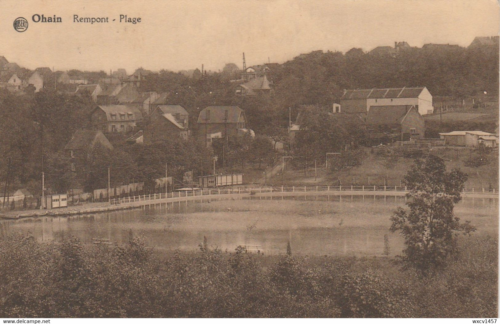 Renipont Plage , Panorama RARE ( Ohain ,Lasne , Bourgeois , Rixensart , Genval , Bourgeois ) - Rixensart