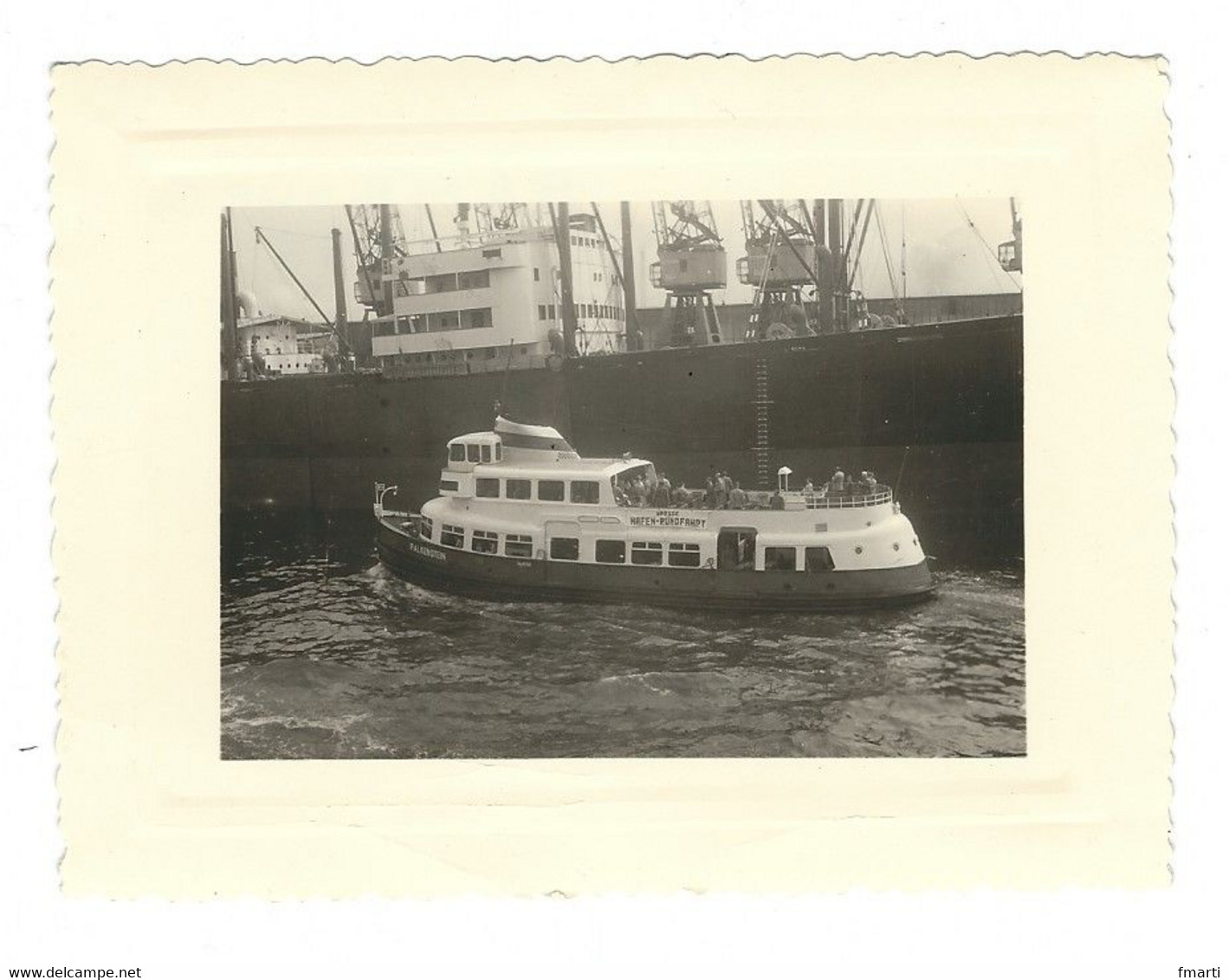 Photo Originale : Bateau à Hambourg 1956 - Schiffe