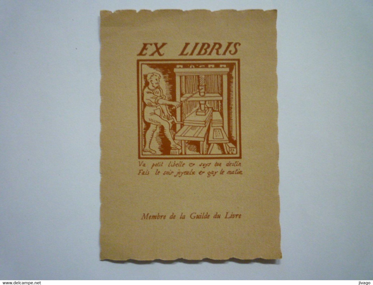 2021 - 218  Joli  EX LIBRIS  XXX - Ex-libris