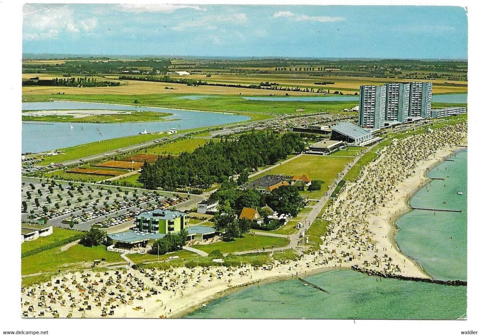 2448 INSEL FEHMARN - OSTSEEBAD BURG, LUFTBILD    1981 - Fehmarn