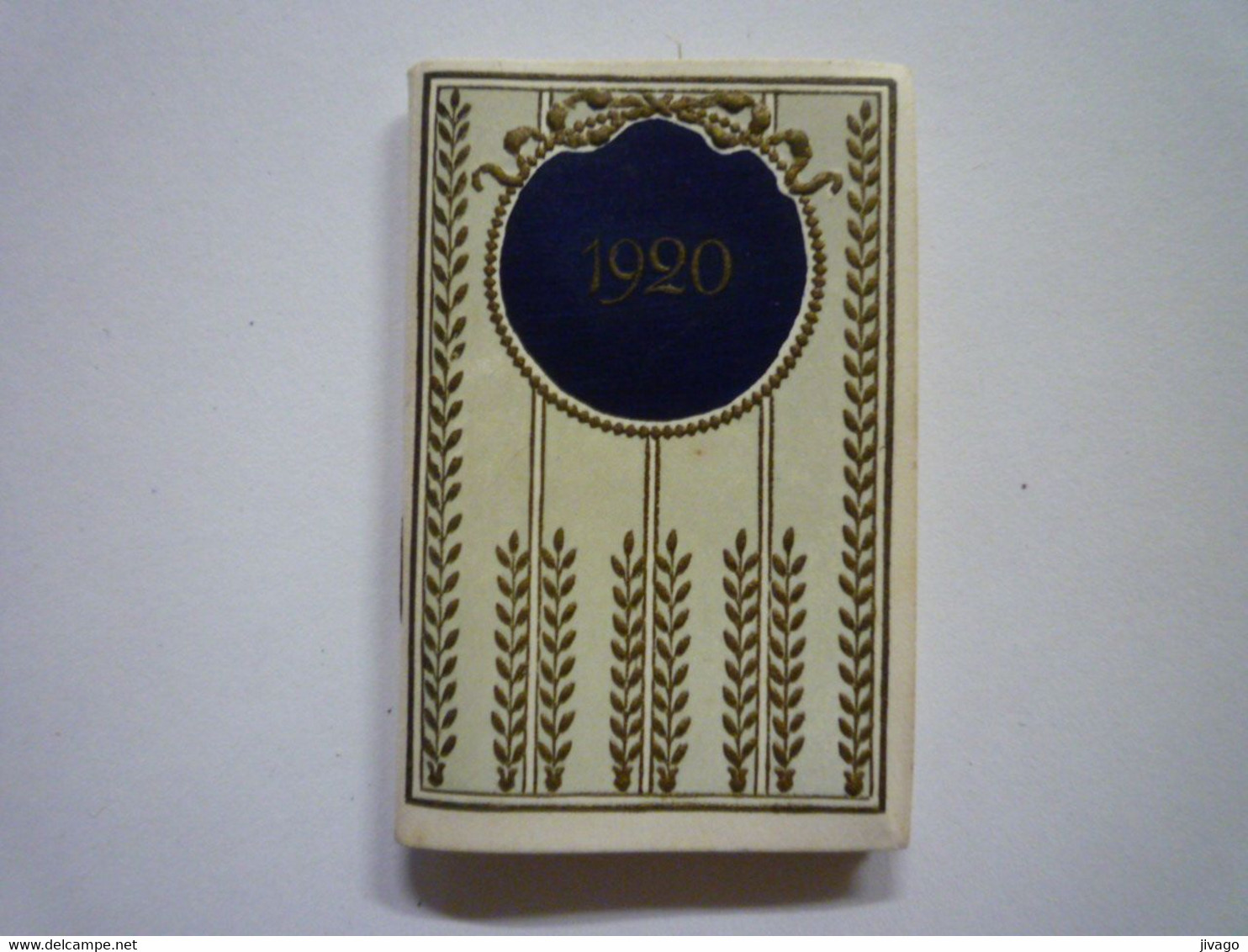 2021 - 231  Joli MINI CALENDRIER 1920  (format 3,5 X 5,5 Cm)   XXX - Formato Piccolo : 1901-20