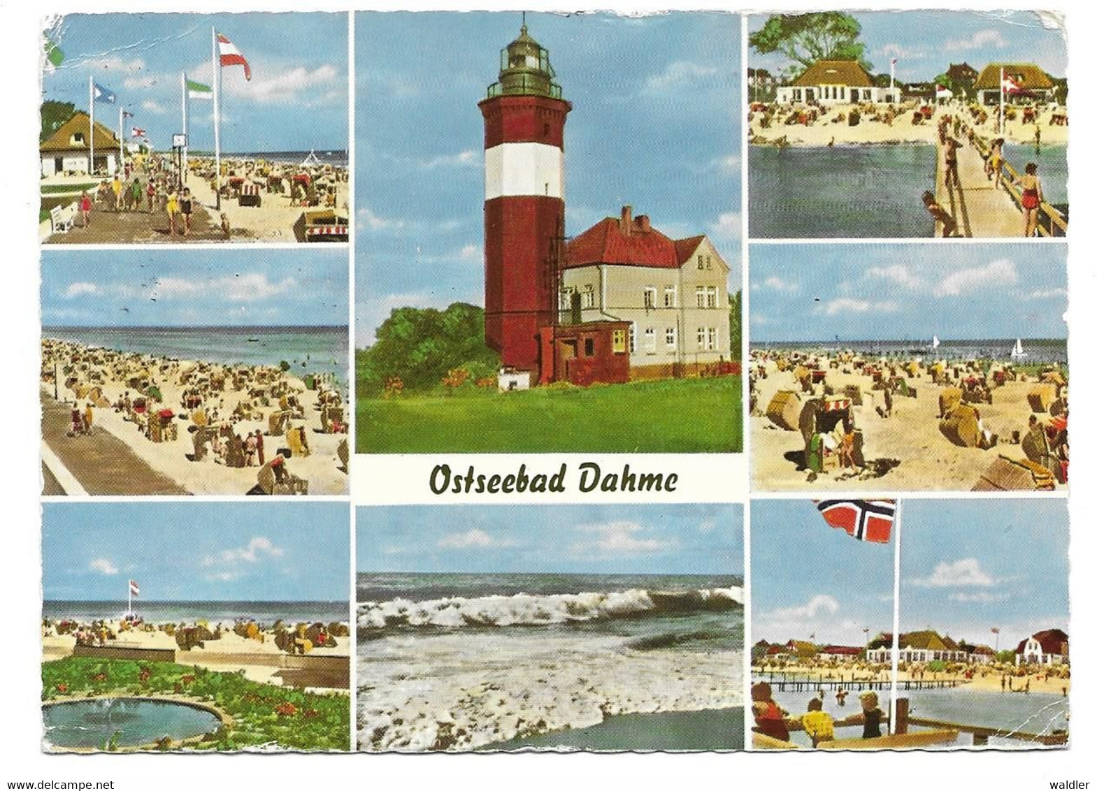 2435  OSTSEEBAD DAHME - MEHRBILD  1963 - Dahme