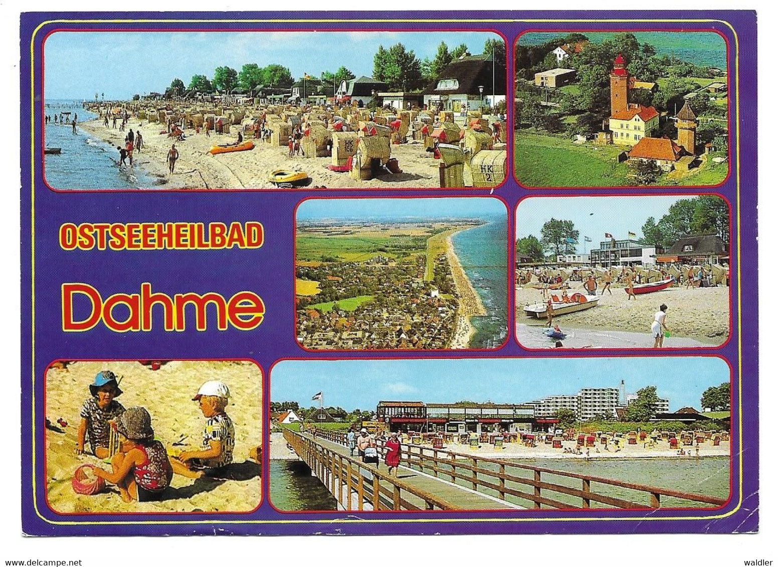 2435  OSTSEEBAD DAHME - MEHRBILD - Dahme