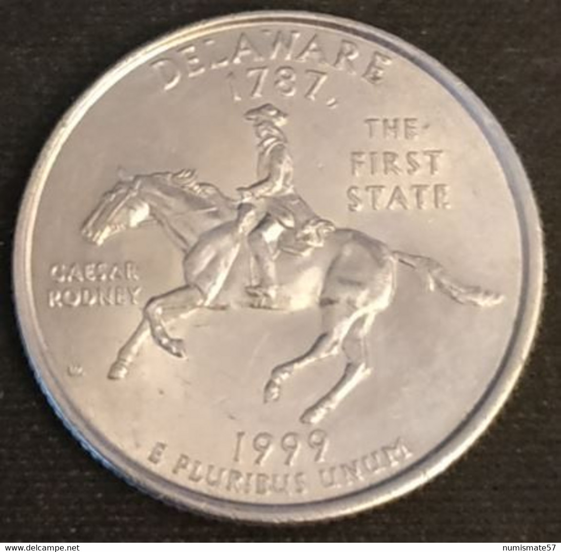 ETATS UNIS - USA - ¼ - 1/4 DOLLAR 1999 P - Quarter Delaware - KM 293 - Andere & Zonder Classificatie