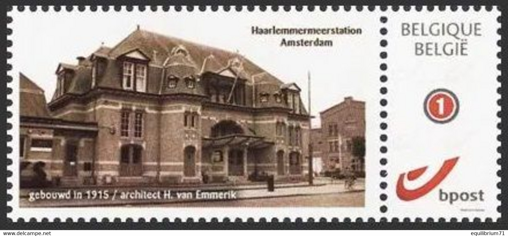 DUOSTAMP** / MYSTAMP** - Gare De Haarlem / Haarlemmerstation - Amsterdam - Ungebraucht