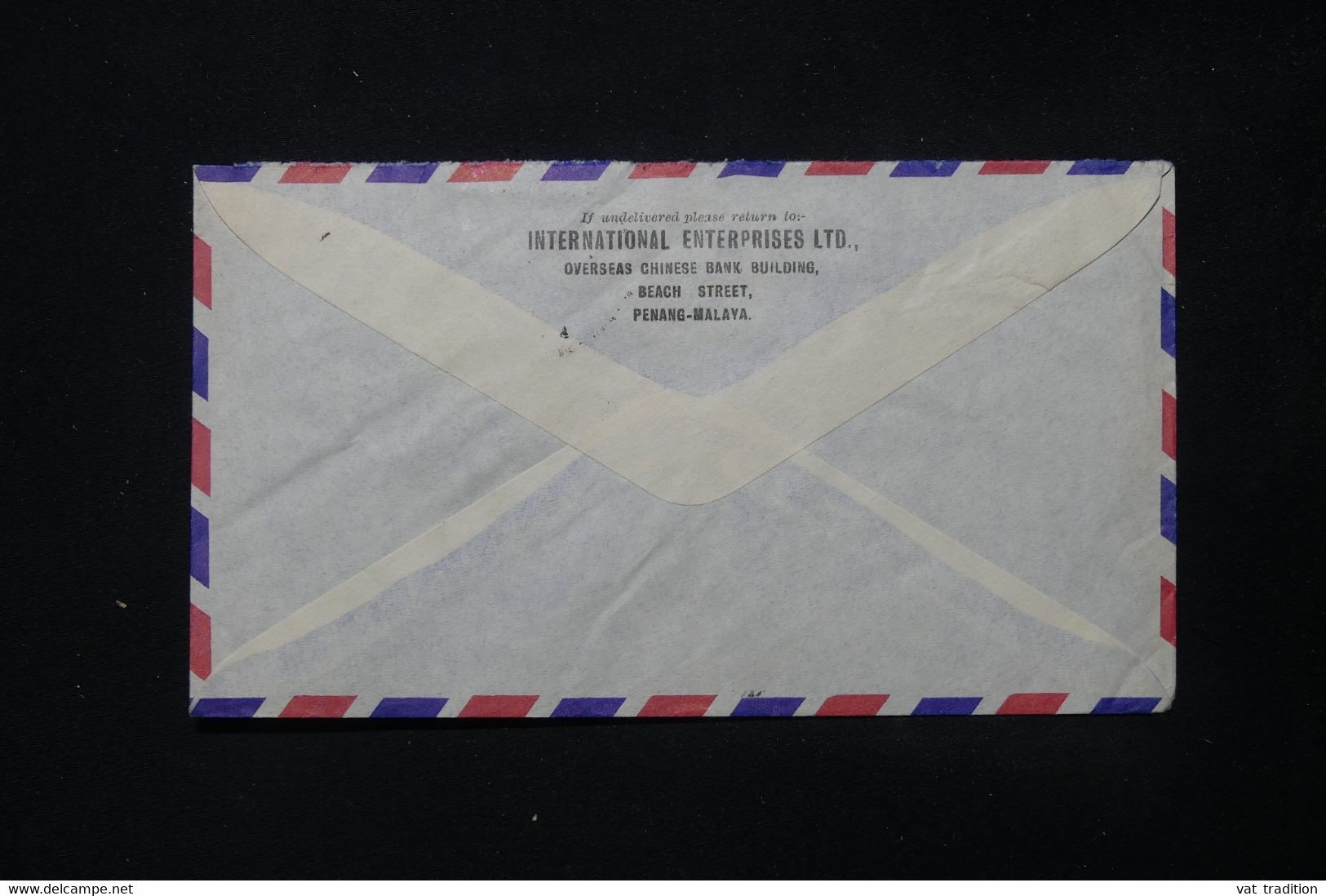 MALAISIE - Enveloppe Commerciale De Penang Pour La France En 1962 - L 84722 - Federation Of Malaya