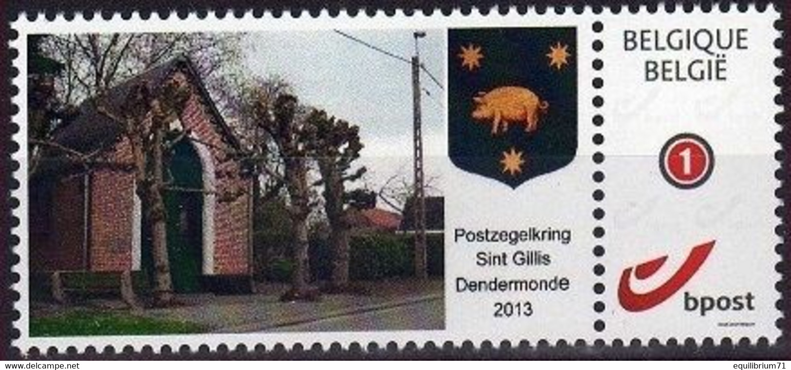 DUOSTAMP** / MYSTAMP** - Cercle Philatélique / Postzegelkring - Sint-Gillis Dendermonde 2013 - Ungebraucht