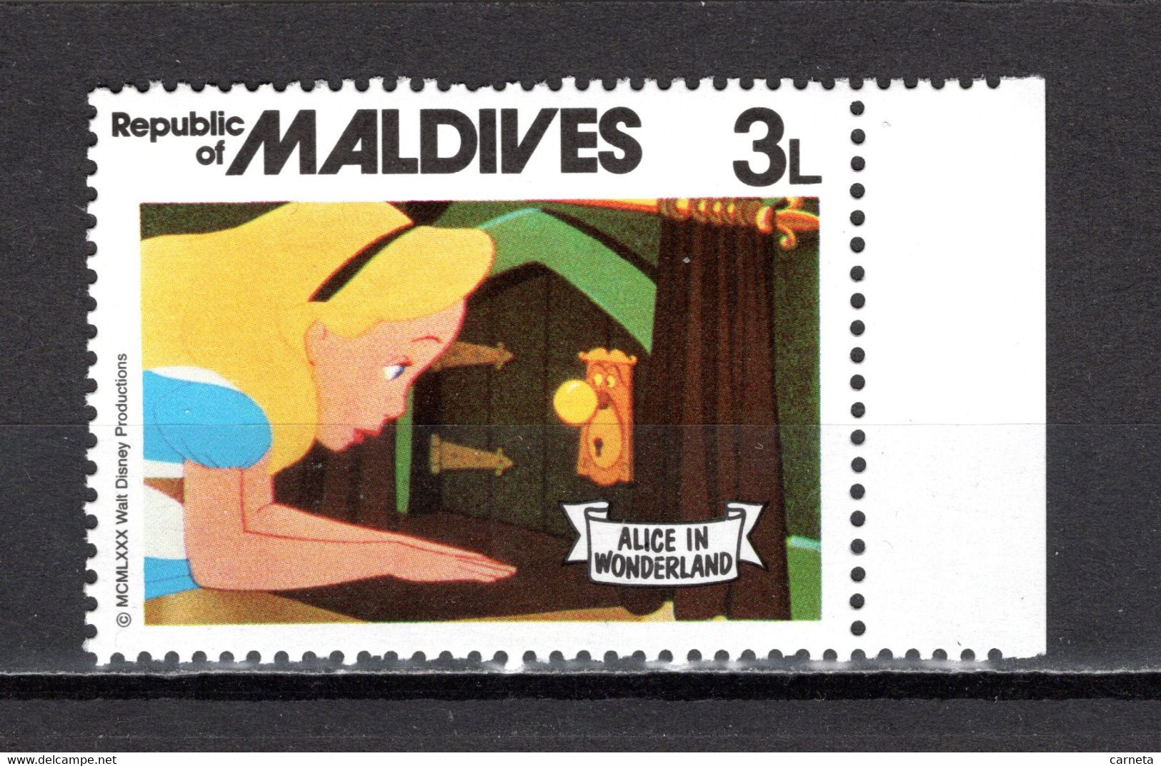 MALDIVES N° 837     NEUF SANS CHARNIERE   COTE 0.15€    WALT DISNEY - Maldives (1965-...)