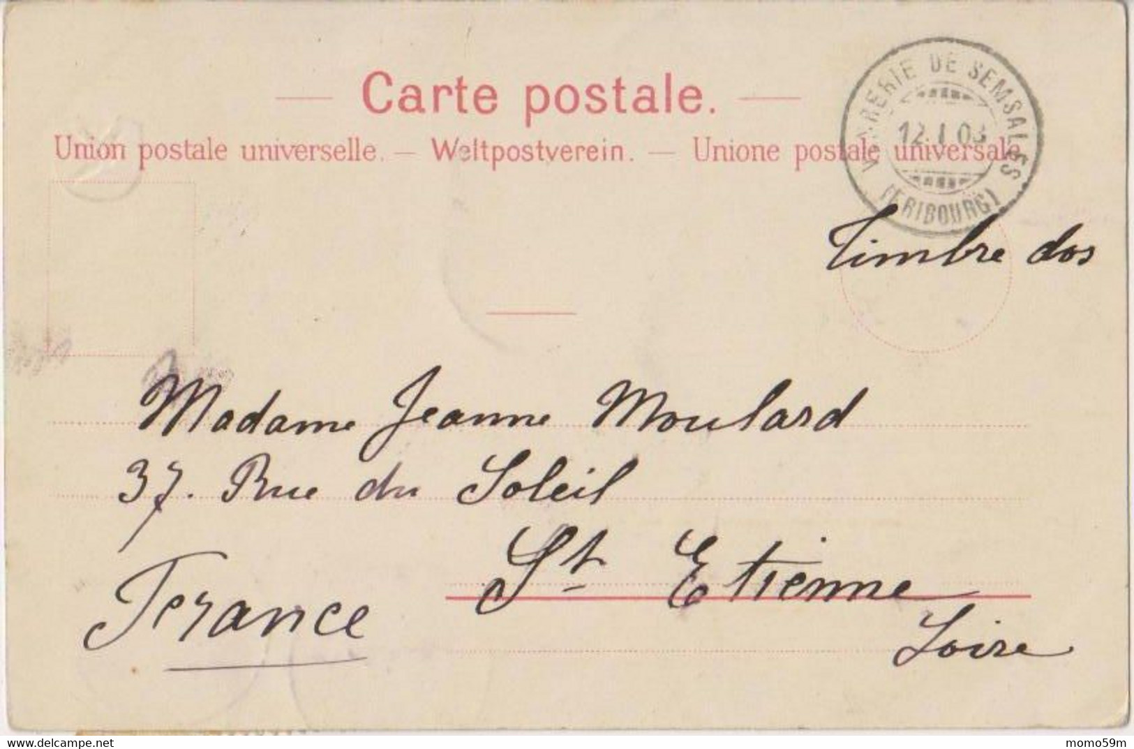 1903 . Die Ersten Briefmarken Der Schweiz . Representation De Timbres Suisses - Sent