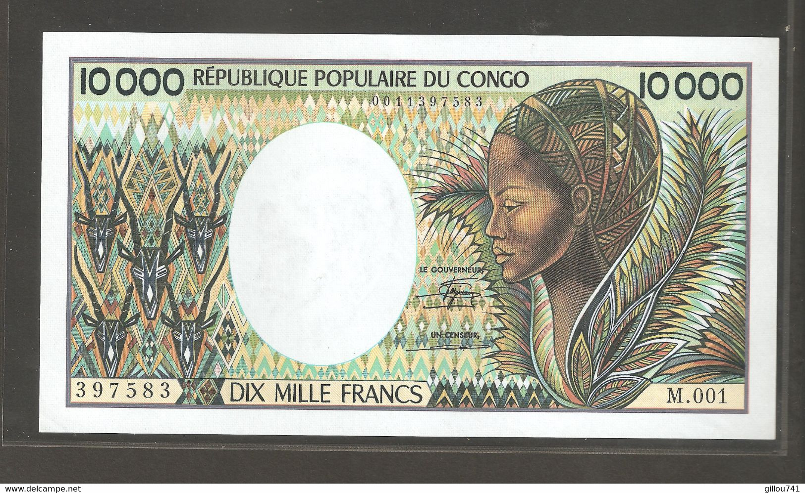 Congo, République (Brazzaville) 10000 Congolese Francs, 1983 - Republic Of Congo (Congo-Brazzaville)