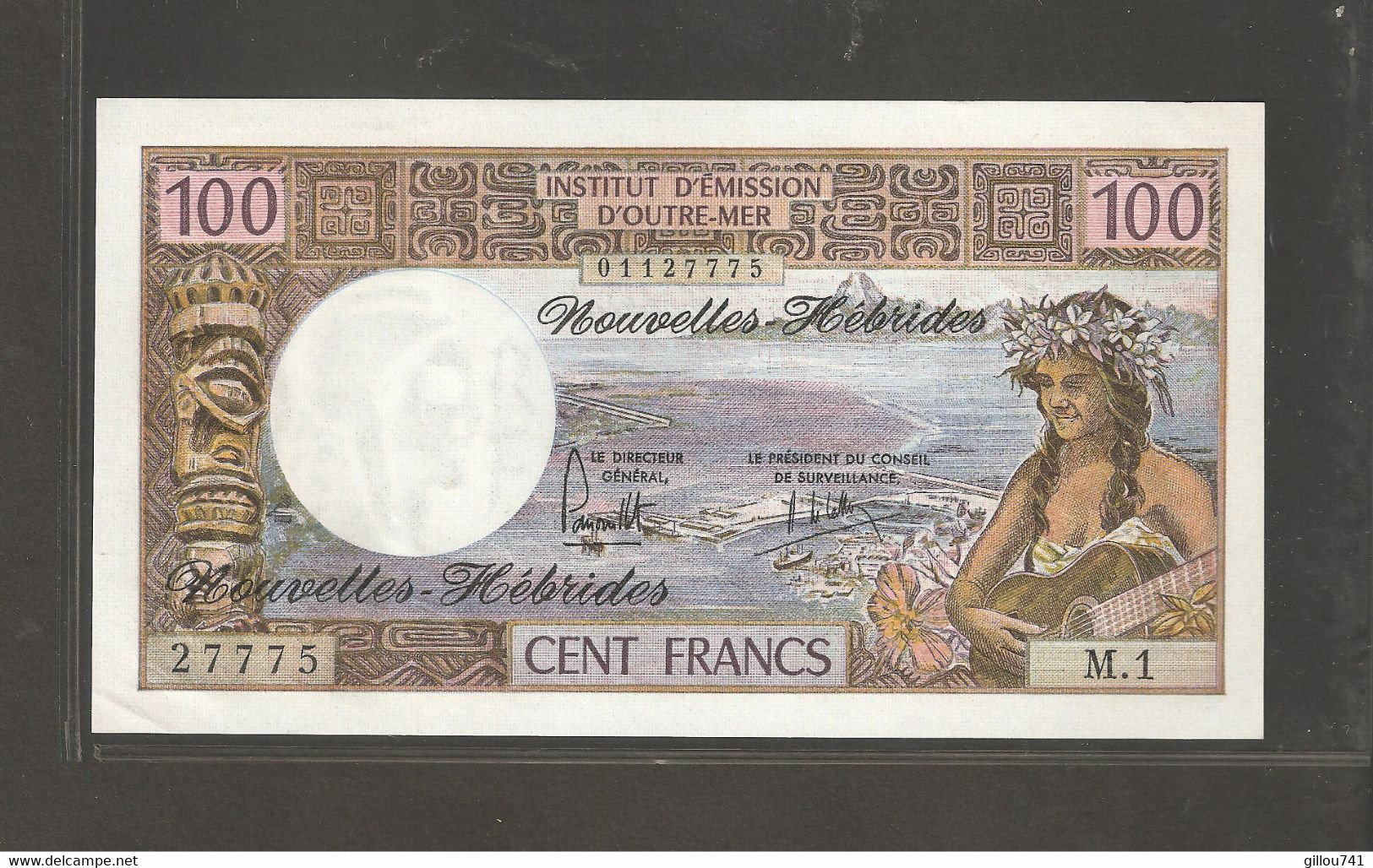 Nouvelles-Hébrides, 100 New Hebrides Francs, 1972 - Nouvelles-Hébrides