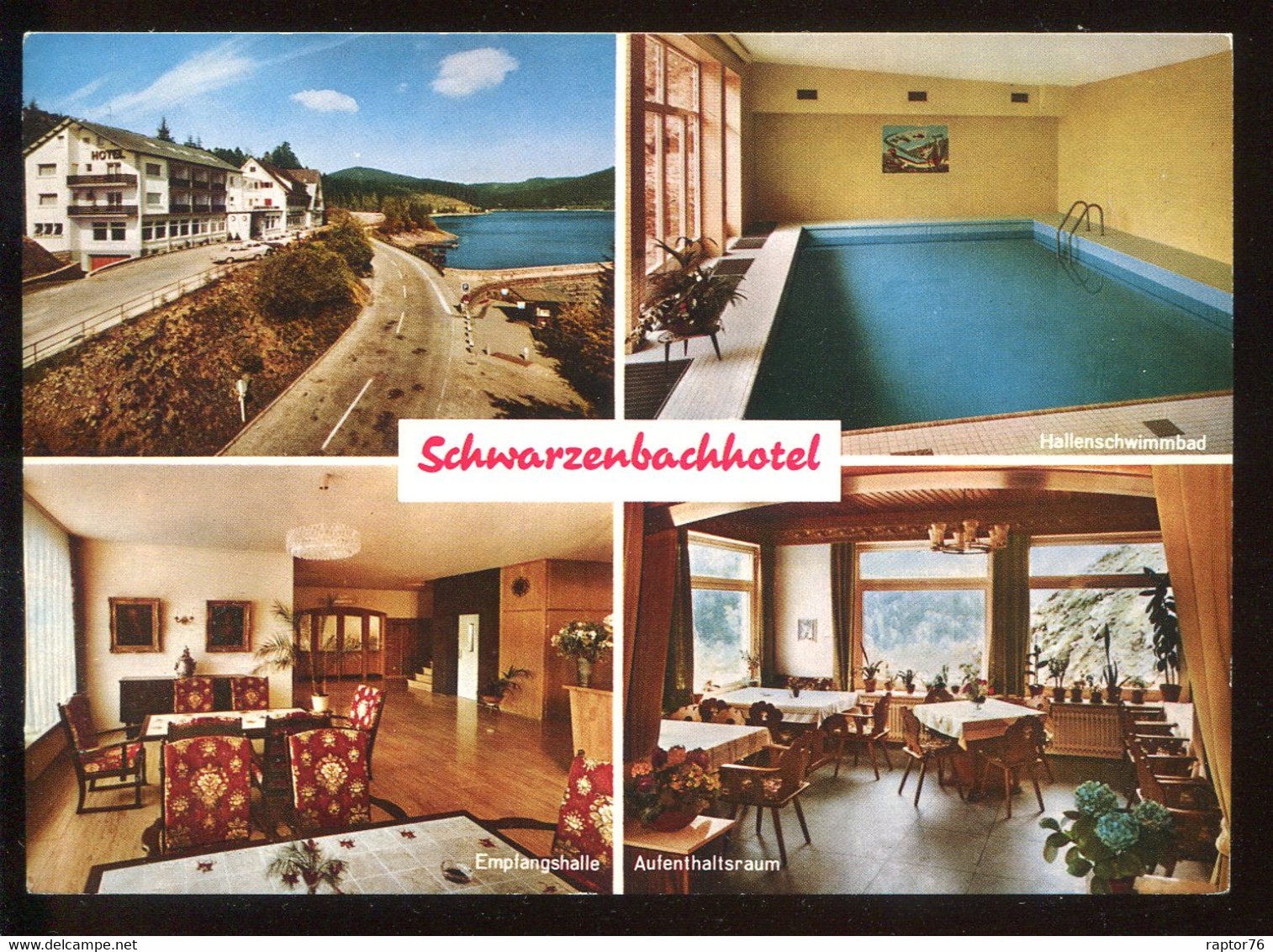 CPM Non écrite Allemagne FORBACH Schwarzenbach Talsperre  Schwarzenbachhotel Mit Hallenschwimmbad - Forbach