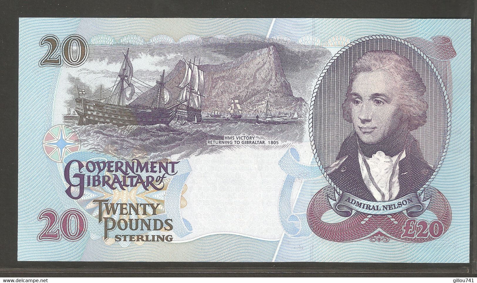 Gibraltar, 20 Pounds Sterling, 1995 - Gibraltar