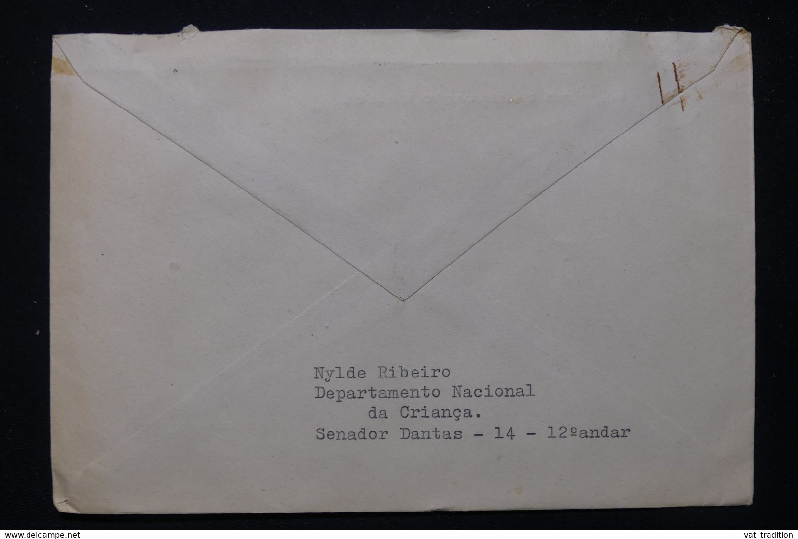 BRÉSIL - Enveloppe Du Ministère De La Santé  Pour Paris En 1952  - L 84795 - Briefe U. Dokumente