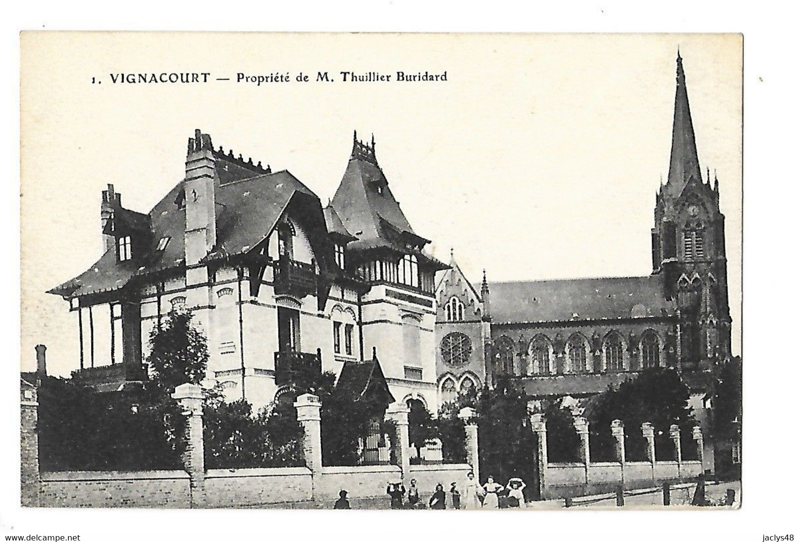 VIGNACOURT  (cpa 80)   Propriété De M.Thuillier Buridard  -  L 1 - Vignacourt