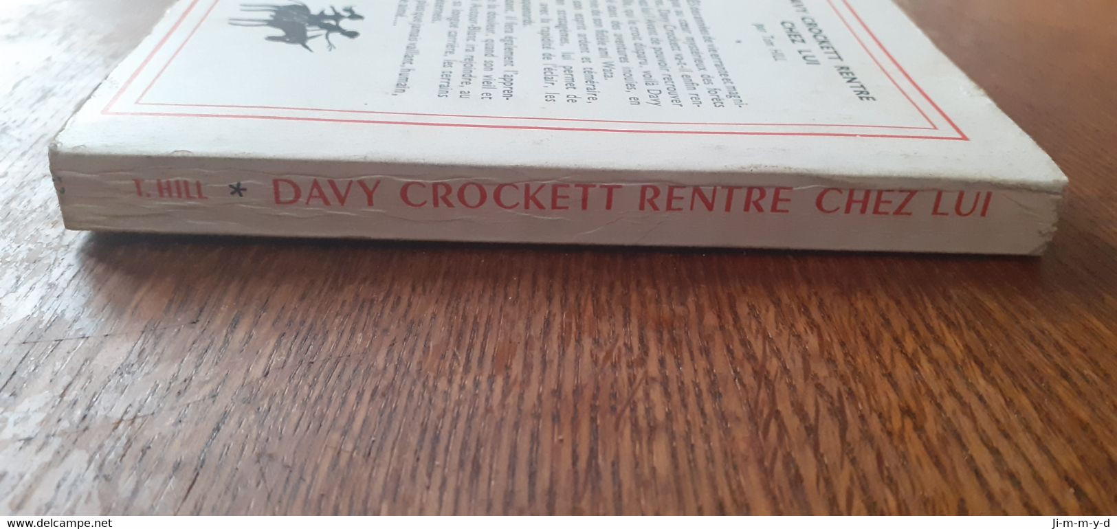 Collection segur : davy crockett rentre chez lui.  Édition Hachette 1960