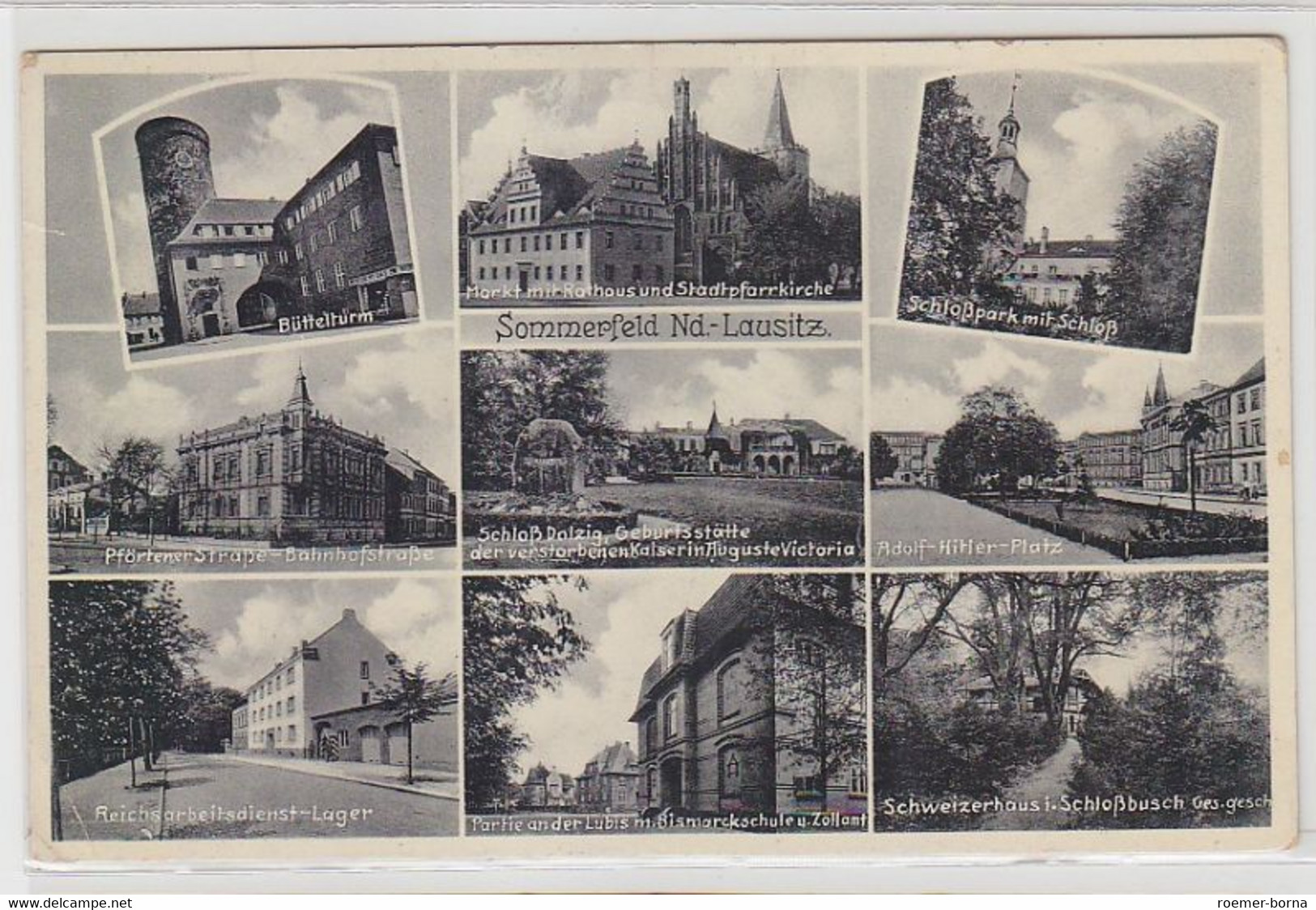 67172 Mehrbild Ak Sommerfeld Niederlausitz Stadtansichten 1939 - Unclassified