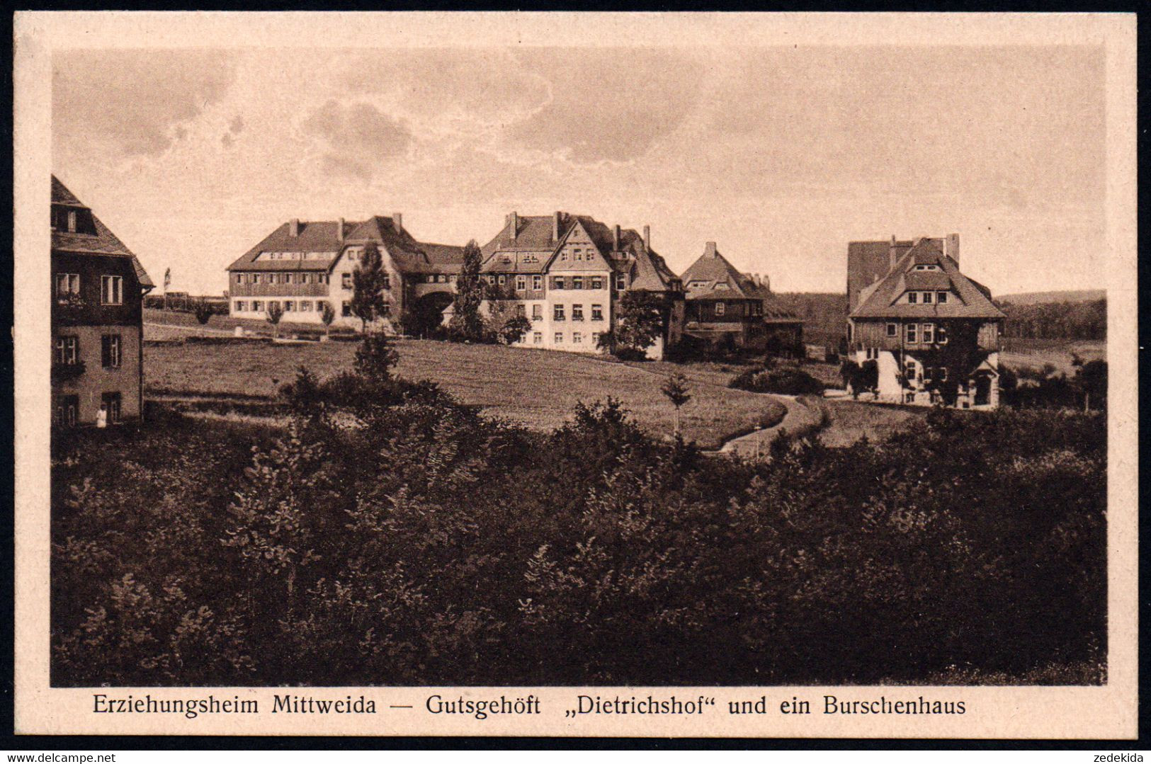 E6423 - Mittweida Erziehungsheim Dietrichshof Burschenhaus  - Kurt Schröder - Mittweida