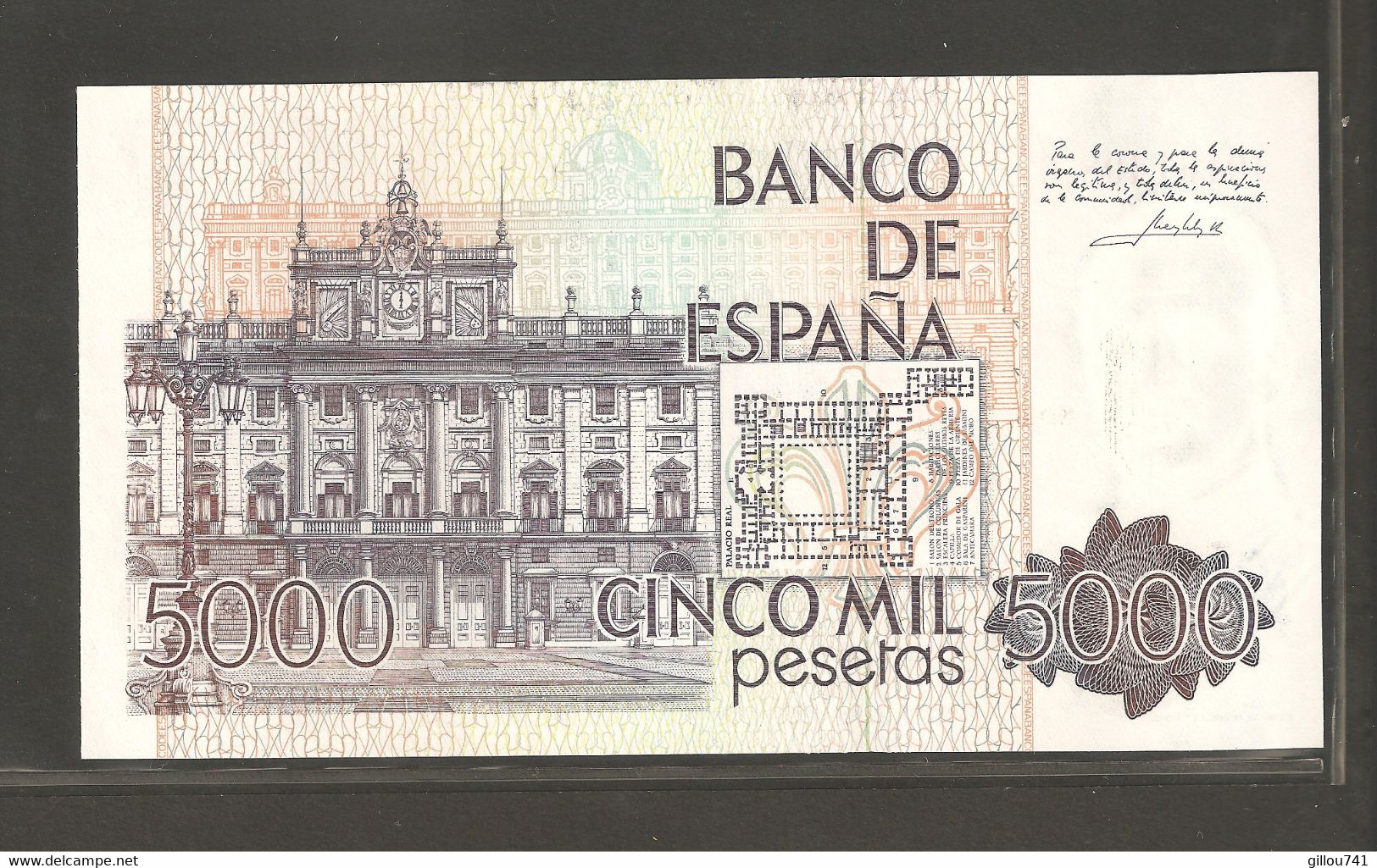 Espagne, 5000 Spanish Pesetas, 1979 - [ 4] 1975-… : Juan Carlos I