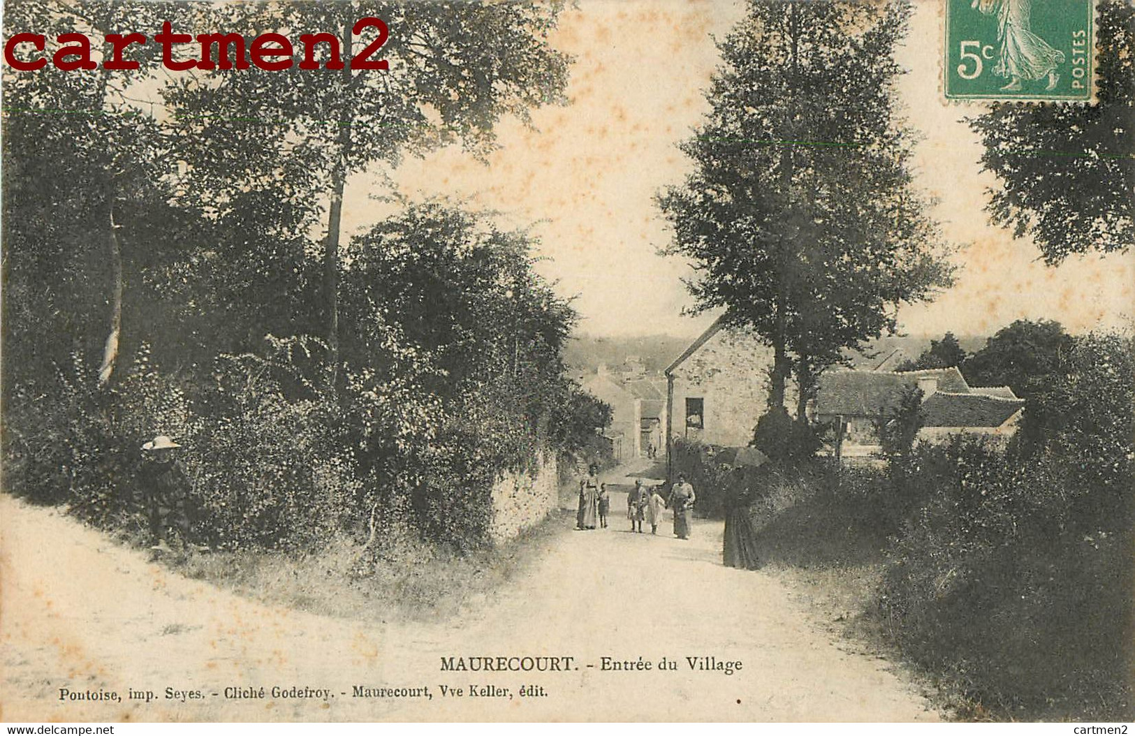 MAURECOURT ENTREE DU VILLAGE 78 YVELINES - Maurecourt