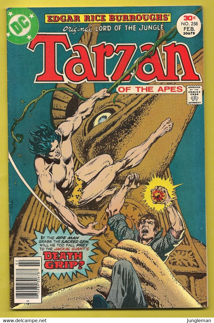 Tarzan Nr 258 - (In English) DC - National Periodical Publications. Inc. - February 1977 - Frank Thorne - BE - DC