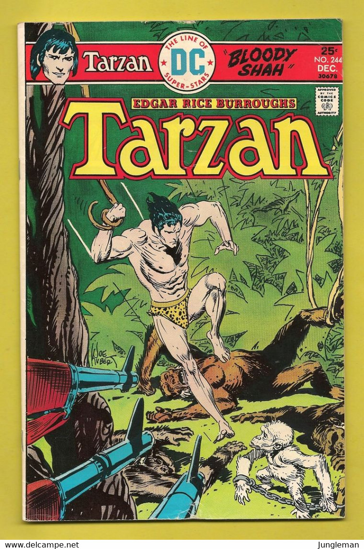 Tarzan Nr 244 - (In English) DC - National Periodical Publications. Inc. - Dec 1975 - Joe Kubert Et Redondo Studio - BE - DC